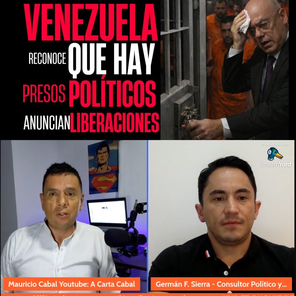 Análisis: Venezuela reconoce que hay presos políticos , anuncian liberaciones